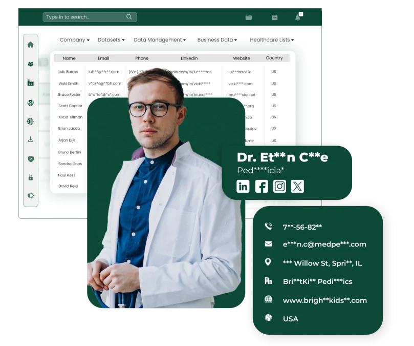 Pediatricians Email List