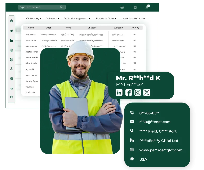 Oil and Gas Industry Email List